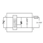 Szilárdtest relé - teljesítményszabályzó (SSR), 1-fázisú, 60A, 500K dimmer, 24...380V AC, nullátmenetnél kapcsol