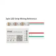 Címezhető LED szalag vezérlő, WiFi, AP / STA mód, 5...24V DC, 5.5 / 2.1mm DC aljzat