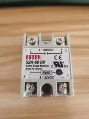 Szilárdtest relé (SSR), 1 csatornás egyenáramú, 60A, 3...32V DC, 5...200V DC, azonnali kapcsolás, csavarható