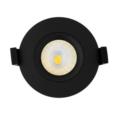 Shelly LightSolutions Hilux DS8 Black – okos spot lámpa, dimmelhető, színhőmérséklet 2200K – 6000K, Wi-Fi, Bluetooth, fekete