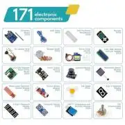 UNO R3 CH340 SMD IC-vel, szuper bővített kezdőkészlet, rekeszes dobozban, Arduino IDE kompatibilis