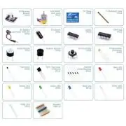 UNO R3 CH340 SMD IC-vel, szuper bővített kezdőkészlet, rekeszes dobozban, Arduino IDE kompatibilis
