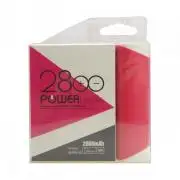 Újratölthető power bank 2800mAh