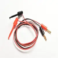 Multiméter mérőkábel, teszt csipesz horog