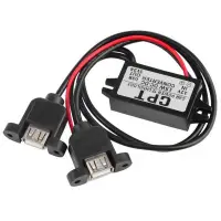 DC-DC konverter, 12V - 5V le konvertál, max 3A, 15W