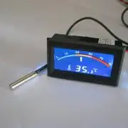 Mini Grafikus Digitális Hőmérő Gauge