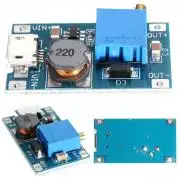 Felkonvertáló, micro USB 5V bemenet