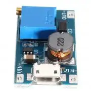 Felkonvertáló, micro USB 5V bemenet