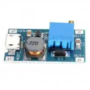 Felkonvertáló, micro USB 5V bemenet
