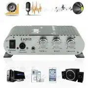 Erősítő 12V, 20W x 2RMS + 40W sub basszus