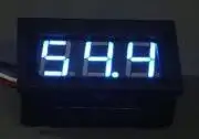 Kijelző, volt, feszültség, Kék