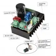 DC motor sebesség szabályzó PWM 160V 5A