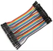 Színes anya-anya 1pin kábel
