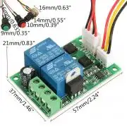 DC 6-24V 3A PWM RC Motor Speed Regulator Controller Switch