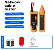 Hanggenerátoros vezetékkereső RJ45 kábelkeresővel