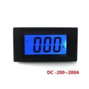 DC -200A~200A Digital Blue LCD Ammeter Test Positive and Negative Current Meter