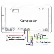 DC -200A~200A Digital Blue LCD Ammeter Test Positive and Negative Current Meter