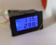 Battery Tester Positive Negative Current +/- 200A Voltage 0-600V AMP Combo Meter