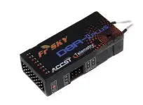 FrSky: Vevő FrSky D8R-II Plus 8CH 2.4GHz - telemetria