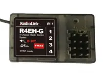 Radiolink: Odbiornik R4EH-G 4CH FHSS 2.4GHz z żyroskopem