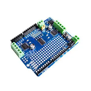 Arduino pajzs: Léptető motor, kefés motor, szervó motor, TB6612FNG Step Motor Servo DC Brush Motor Driver Shield IIC For Arduino
