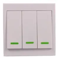 3 gombos Távirányítós Kapcsoló, villanykapcsoló