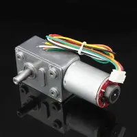 Hightorque Turbo worm Geared motor GW370 DC12V 11RPM motor with encoder