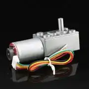 Hightorque Turbo worm Geared motor GW370 DC24V 11RPM motor with encoder