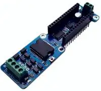 L298P 2A Dual Channel DC Stepper Motor Driver Shield Module For Arduino Nano 3.0