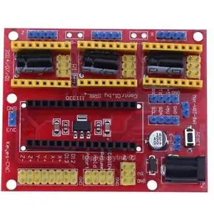 A4988 CNC Shield V4 Engraving Machine Stepper Motor Driver for Arduino GRBL, Nano pajzs
