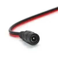 5.5x2.1mm Female DC Power Socket Jack Plug Connector Cable Wire 12V