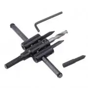 Állítható körkivágó, fa körvágó készlet, lyukfűrész