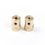 3mm tengelyre Hex adapter pár