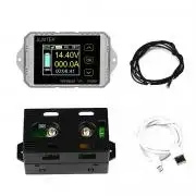 DC 120V 200A Wireless Ammeter Voltage KWh Watt Meter Car Battery Coulometer