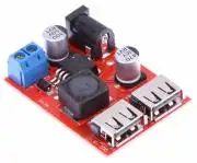 Duál USB DC-DC konverter, 5V töltő áramkör