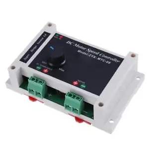 DC motor fordulatszám szabályzó kijelzővel, irányváltóval, PWM, 10...50V, 40A