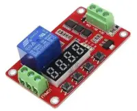 Időzítő relé modul panel, programozható