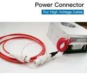 Nagyfeszültségű csatlakozó CO2 lézer csövekhez