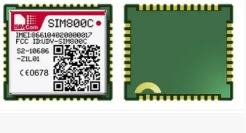 SIM800C SIM800 GPRS GSM With small size in LCC interface and play high performance