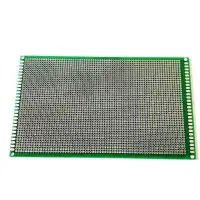 Prototipus PCB panel, breadboard, 9x15cm, egy oldalas