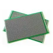 Prototipus PCB panel, breadboard, 9x15cm, egy oldalas