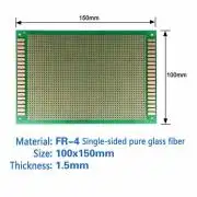 Prototipus PCB panel, breadboard, 10x15cm egy oldalas