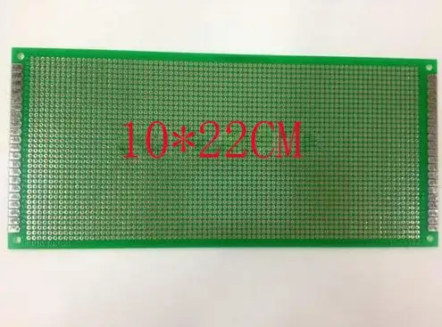 10*22CM PCB single side 1.6 thick 2.54 pitch pcb circuit Board