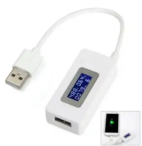 USB-s amper, áram, töltés mérő