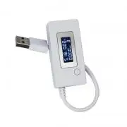 USB-s amper, áram, töltés mérő