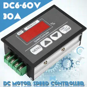 10-60V, 20A Kefés motor vezérlő modul, PWM szabályzó