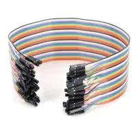 Színes anya-anya 1pin kábel (1p-1p 2.54mm)