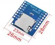 Micro SD Shield for WeMos D1 mini TF card module