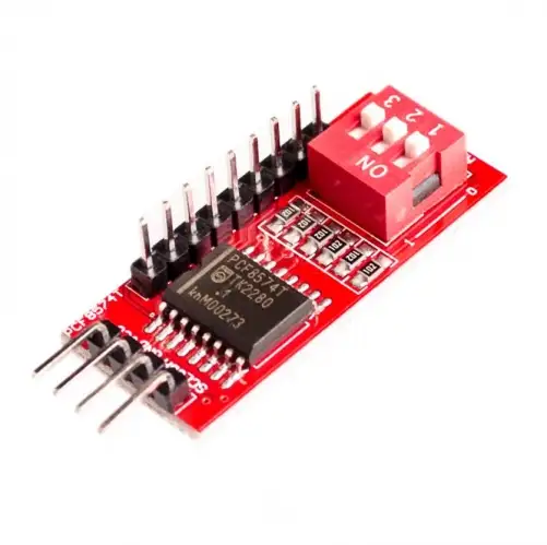 I2C párhuzamos IO kiegészítő modul