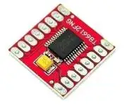 I2C motorvezérlő pajzs, kifejzetten TB6612FNG
